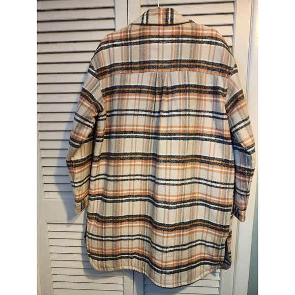 NWT Universal Thread Coat Oversized Plaid Quilted Jacket Sz Large - Picture 2 of 13